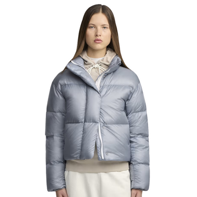 Canada Goose Women's Cypress Cropped Puffer- White Disc