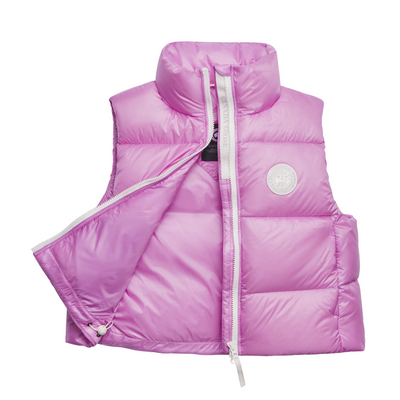 Canada Goose Women's Cypress Puffer Vest- White Disc