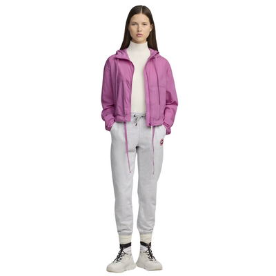 Canada Goose Women's Kaslo Cropped Wind Jacket - White Disc