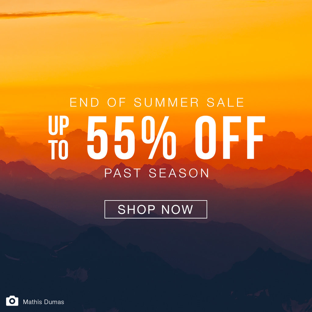 End of Summer Sale up to 50% off past season - shop now