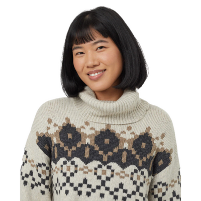 Tentree Women's Highline Intarsia Turtleneck Sweater