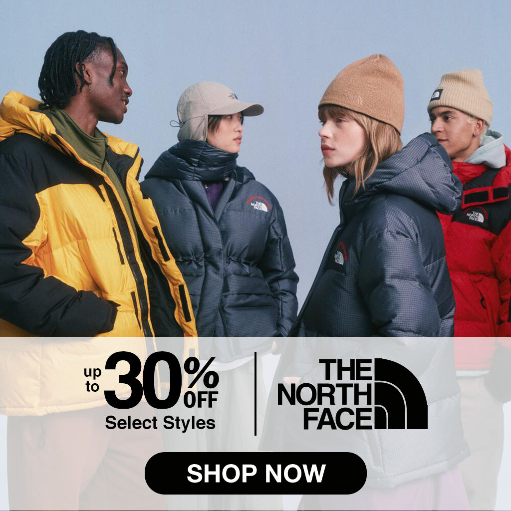 up to 30% off select styles from The North Face - Shop Now