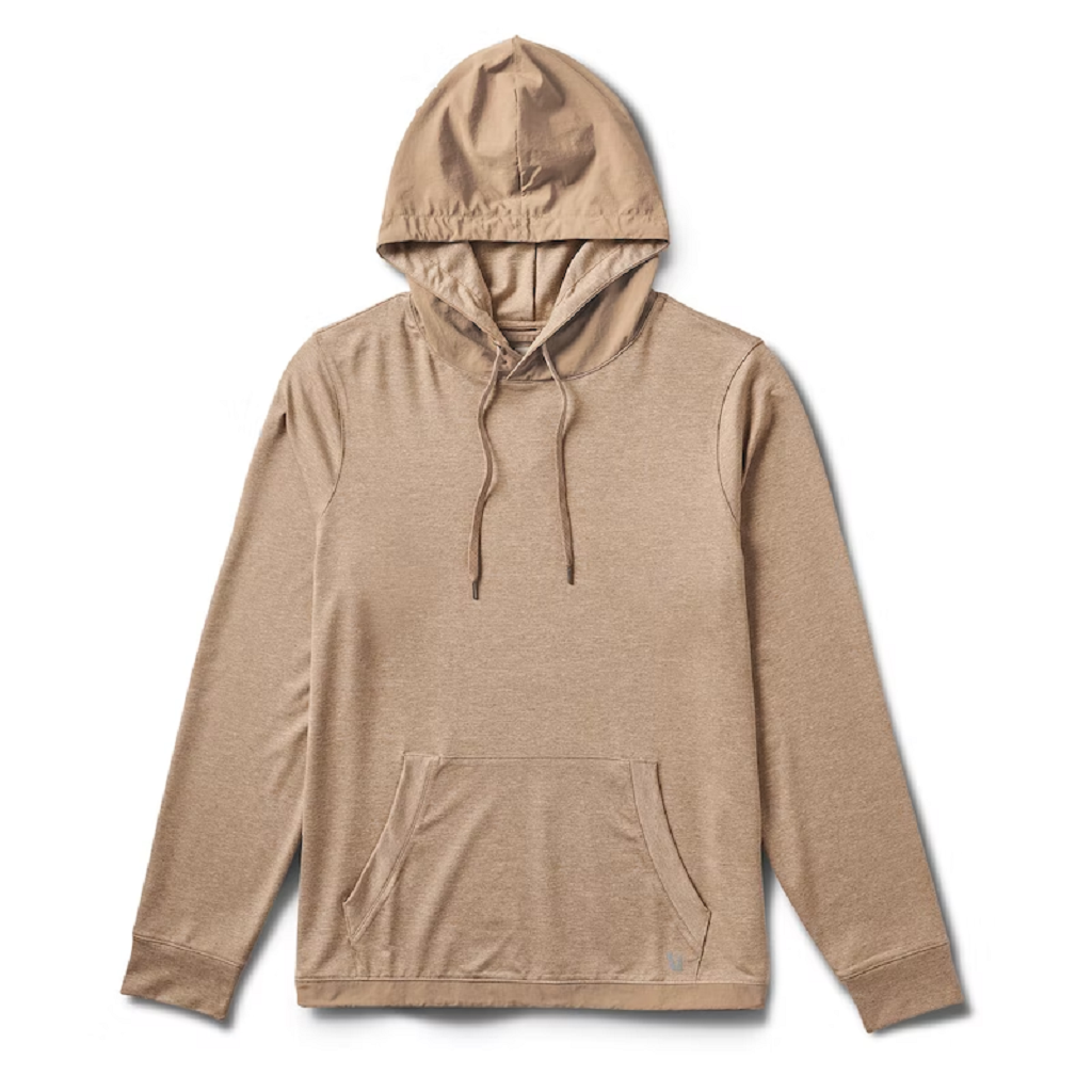 Vuori Ponto Performance 1/2 Zip Hoodie - Walnut Heather XL